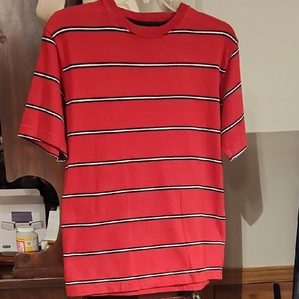 Red Striped Men's Shirt CLEARANCE